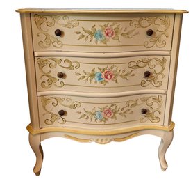 Newer Shabby Chic Stile Three Drawer Chest.