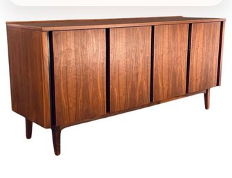 Mid Century Modern Walnut Credenza By Merton Gershun