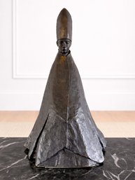 Cardinale Seduto Sculpture After Giacomo Manz, 1963 - Westport