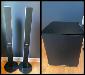Samsung Tower Speakers & Samsung Subwoofer
