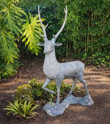 Bronze Stag Statue