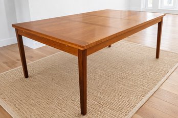Danish Modern Teak Extendable Dining Table  Made In Denmark For Workbench - Westport