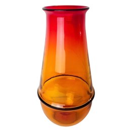 Amberina Blenko Blown Glass Vase