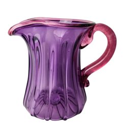 Art Reed Studio Glass Blown Glass Pitcher