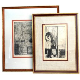 Two Signed Artist Proof Prints Nicely Framed