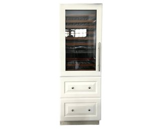 A SubZero Wine Fridge - Model 427RG - Custom Panel - White*
