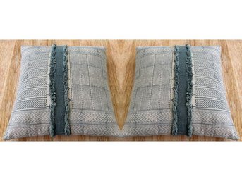 Pair Of Boho Chic Floor Pillows