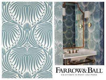 NEW - 2 Rolls Farrow & Ball Lotus