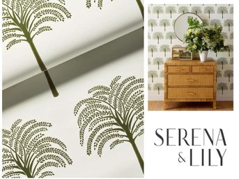 NEW- One Roll Serena And Lily Woodland Grove