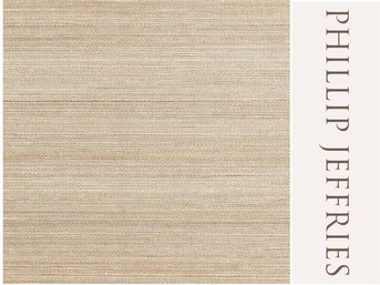 Phillip Jeffries Grasscloth With Copper Background Partials