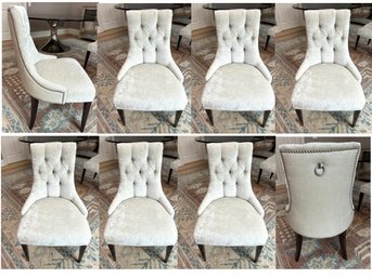 Set Of 8 Baker Furniture Dining Chairs