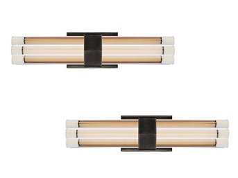 Pair Visual Comfort Fascio Sconces- Stunning