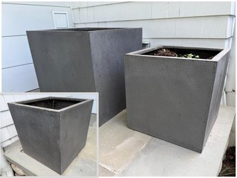 Set Of 3 Composite Planters