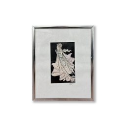 Balinese Painting In The Batuan Style Artist Signed I B. Md. Raka