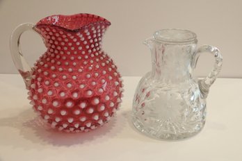 Pair Of Vintage Pitchers