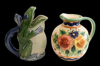 Pair Of  Vintage Pitchers