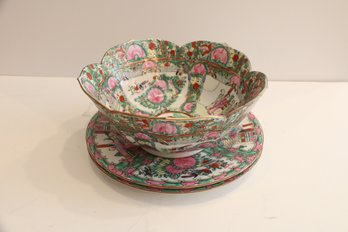 Vintage Rose Medallion Grouping