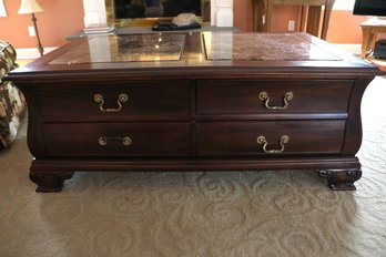 Sherrill CTH Occasions Marble Inlayed Coffee Table