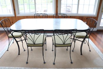 Wrought Iron Table & Chairs