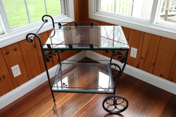 Wrought Iron Bar/Tea Cart