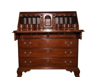 L. & J.G. Stickley American Slant Front Secretary Desk In Cherry
