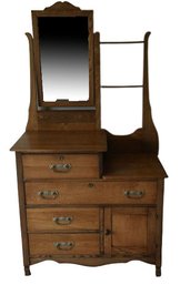Antique Solid Oak Dresser/Washstand