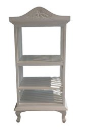 White Wood Etagere