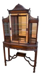Antique Mahogany Curio Cabinet