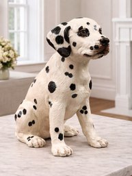 Life-Size Townsend Ceramic Dalmatian Puppy Figure, Hand-Painted - Westport