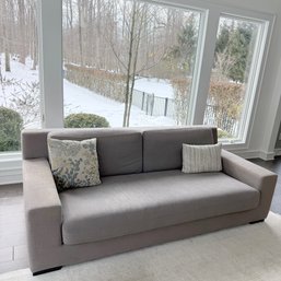 Modern Upholstered Grey Sofa #2