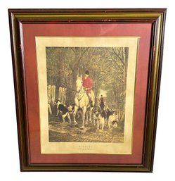 Print Of Hunting Scene From Bombay