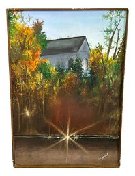 Signed Oil On Canvas Painting