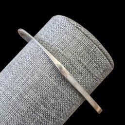 (M36) Vintage ATI Mexican Sterling Silver Square Bangle Bracelet