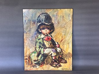 Barry Leighton 'The Artful Dodger' Print On Board