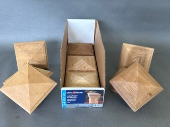 Decorators Newport Pyramid Cedar Post Caps