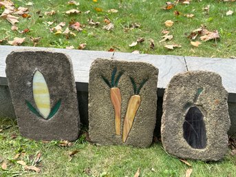Concrete Stained Glass Garden Markers
