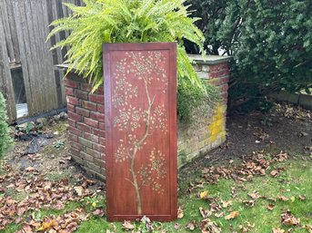 Pretty Wooden Wall Art, Floral Design