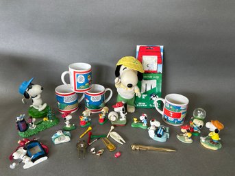 Snoopy Golf Themed Collectables