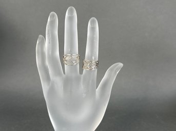 Two Sterling Silver Rings