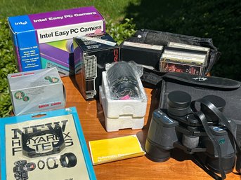 Mix Lot: Swift Binoculars, Zoom Lens & More
