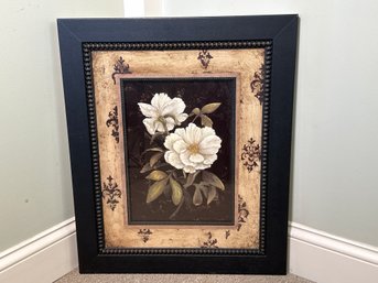 Regina Andrew 'Silver Peony' Framed Print