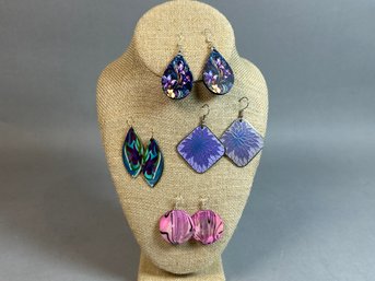 Beautiful Earrings Including 'Meow'
