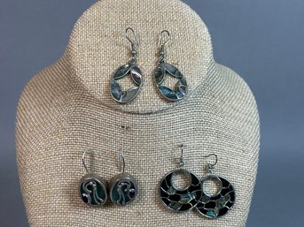 Beautiful Earrings With Opalescent Detail