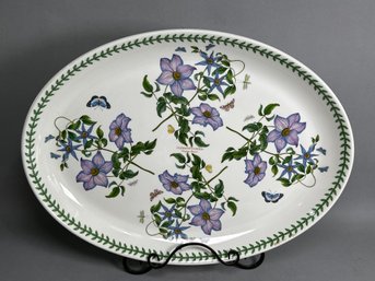 Large Portmeirion 'The Botanic Garden' Clematis Florida Platter
