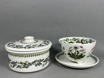 Portmeirion 'The Botanic Garden' Lidded Dish & Fruit Bowl