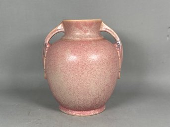 Antique 1928 Roseville Pottery Pink Tuscany Vase