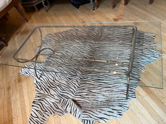 Bamboo Style  Iron And Glass Coffee Table