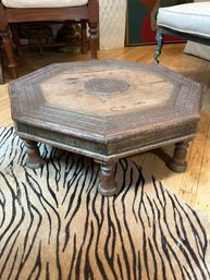 OCTAGONAL INDONESIAN COFFEE TABLE - 19TH CENTURY