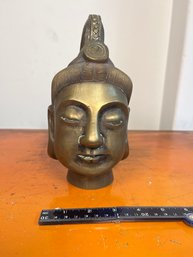 Vintage Brass Buddha Head