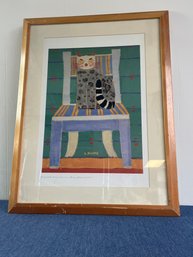 L Fiume Signed Art The Animals Of Laureatume Lucia's Complex'